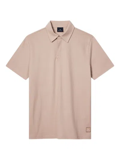 Ps By Paul Smith Short-sleeve Polo Shirt In Gold