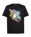Ps By Paul Smith Ps Paul Smith Bunny Repeat Printed Crewneck T-shirt In Black