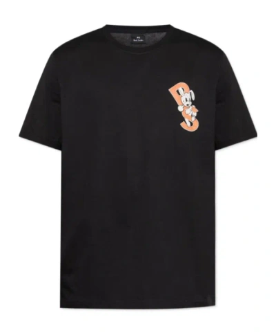 Ps By Paul Smith Short Sleeve T-shirt In Black