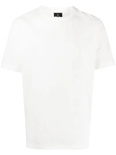 Ps By Paul Smith Short Sleeve T-shirt In White
