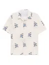 Ps By Paul Smith Short-sleeved Cotton Shirt In Neutral
