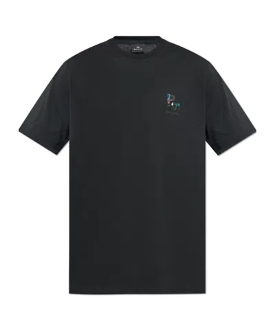 Ps By Paul Smith Short-sleeved T-shirt In Black