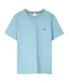 Ps By Paul Smith Zebra Short Sleeve T Shirt In Blue