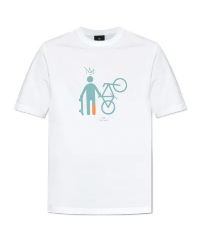 Ps By Paul Smith Short-sleeved T-shirt In White