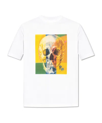 PS BY PAUL SMITH PS PAUL SMITH SKULL SQUARE T-SHIRT