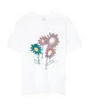 Ps By Paul Smith Ps Paul Smith Floral Cotton T-shirt In White