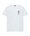 Ps By Paul Smith Cyclist Silhouette Cotton T Shirt In White