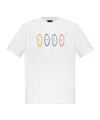 Ps By Paul Smith Bike Tyres Cotton T Shirt In White
