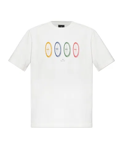 Ps By Paul Smith Short-sleeved T-shirt In White