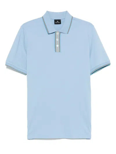 Ps By Paul Smith Short-sleeves Polo Shirt In Blau