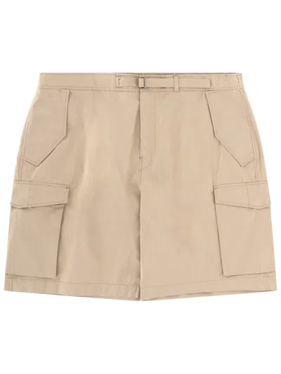 Ps By Paul Smith Ps Paul Smith Cotton-blend Cargo Shorts In Brown