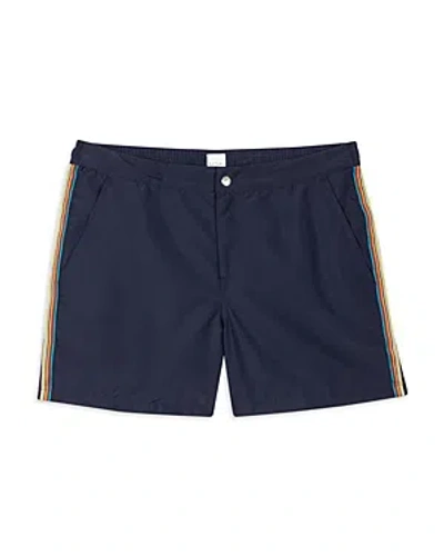 Ps By Paul Smith Signature Stripe 4 Swim Trunks In 47