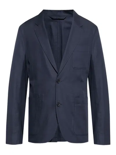 Ps By Paul Smith Single-breasted Blazer In Navy