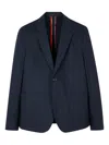Ps By Paul Smith Single-breasted Blazer In Blue