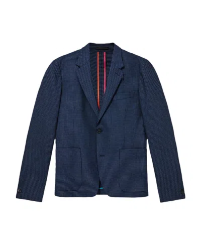 Ps By Paul Smith Single-breasted Suit Jacket In Blue