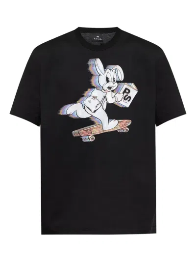 Ps By Paul Smith Skate Bunny-print T-shirt