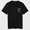 PS BY PAUL SMITH 'SKATER' PRINT T-SHIRT BLACK