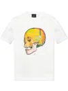 Ps By Paul Smith Ps Paul Smith Skull T-shirt In White