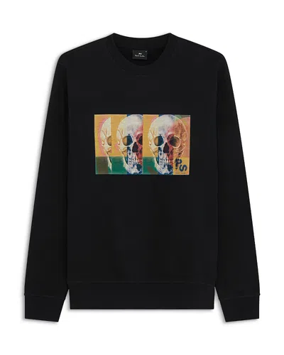 Ps By Paul Smith Ps Paul Smith Skull Square Sweatshirt In Black
