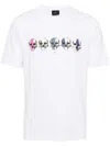 Ps By Paul Smith Ps Paul Smith Multi Skull Cotton T-shirt In 白色