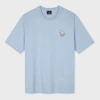 Ps By Paul Smith Sky Blue '3d Zebra' Print T-shirt In Blue