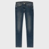 Ps By Paul Smith Slim-fit Antique-wash 'organic Reflex' Jeans Brown In Brown