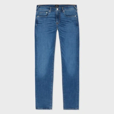 Ps By Paul Smith Slim-fit Blue Wash 'organic Reflex Stretch' Jeans