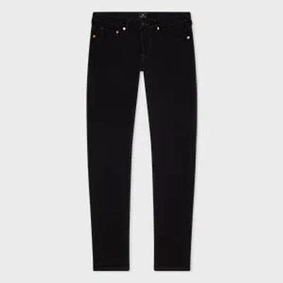 Ps By Paul Smith Slim-fit 'organic Black Stretch' Jeans