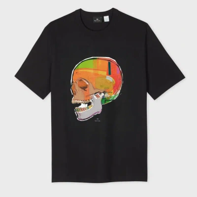 Ps By Paul Smith Ps Paul Smith Skull Sketch Print Sweatshirt In Black
