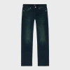 Ps By Paul Smith Standard-fit 'crosshatch Stretch' Blue Over-dye Jeans In Blue