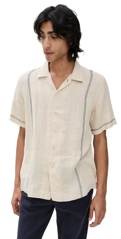 Ps By Paul Smith Stitched Shirt Beige