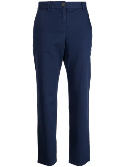 Ps By Paul Smith Straight-leg Chino Trousers In 蓝色