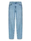 Ps By Paul Smith Belt Loop Denim Trousers In 蓝色
