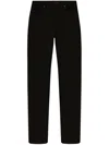 Ps By Paul Smith Ps Paul Smith Drawstring Tapered Track Pants In Black