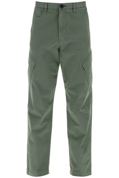 PS BY PAUL SMITH STRETCH COTTON CARGO PANTS FOR MEN/W