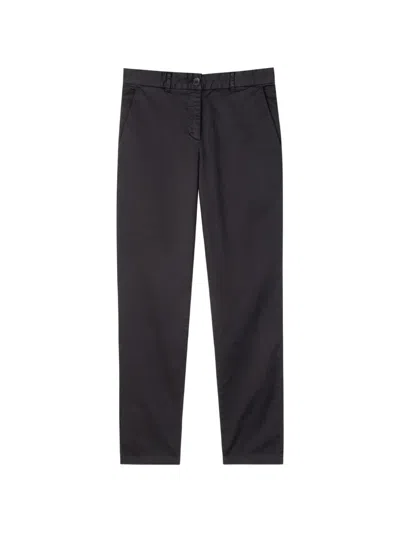 Ps By Paul Smith Stripe Detail Trousers In Black