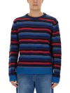 Ps By Paul Smith Ps Paul Smith Jersey With Stripe Pattern