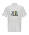 Ps By Paul Smith Stripe-print Organic Cotton T-shirt In Multi