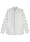 PS BY PAUL SMITH STRIPED COTTON-BLEND SHIRT
