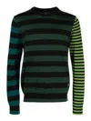 PS BY PAUL SMITH STRIPED COTTON CREWNECK SWEATER