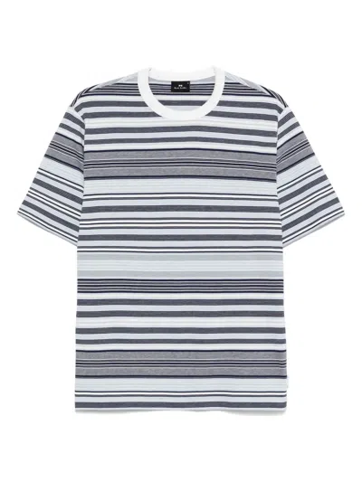 PS BY PAUL SMITH STRIPED COTTON T-SHIRT