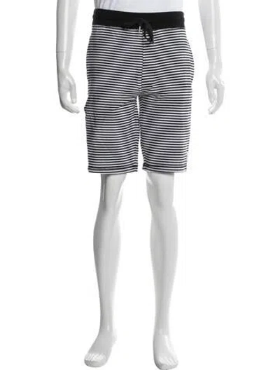Pre-owned Ps By Paul Smith Striped Jogger Shorts In White