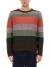 Ps By Paul Smith Striped Knit Top