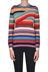 Ps By Paul Smith Ps Paul Smith Woman Sweater Red Size S Wool In Multi