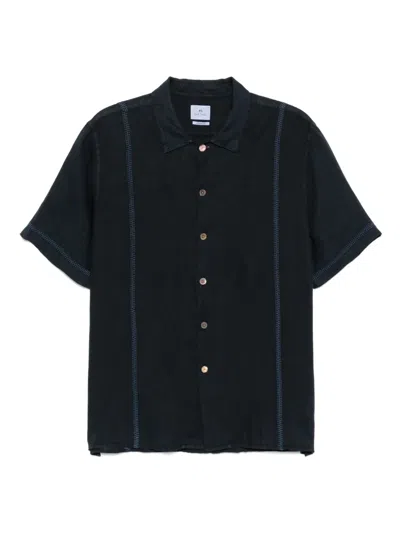 Ps By Paul Smith Striped Shirt In Blue
