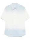 Ps By Paul Smith Striped Shirt In Blue