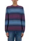 Ps By Paul Smith Ps Paul Smith Relaxed-fit Striped Merino Wool Sweater In Multicolour