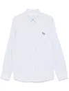Ps By Paul Smith Gestreiftes Hemd In Weiss