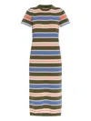 Ps By Paul Smith Striped Short-sleeved Dress