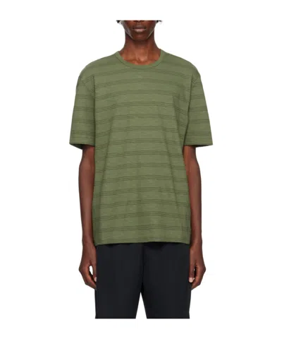 Ps By Paul Smith Striped Short-sleeved T-shirt In Green